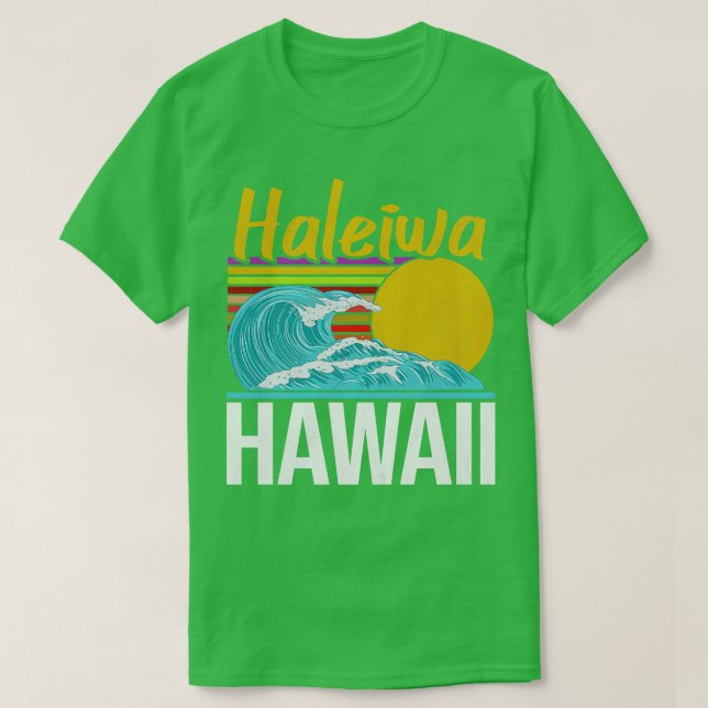 Camiseta Haleiwa Hawaii (Frente do Design)