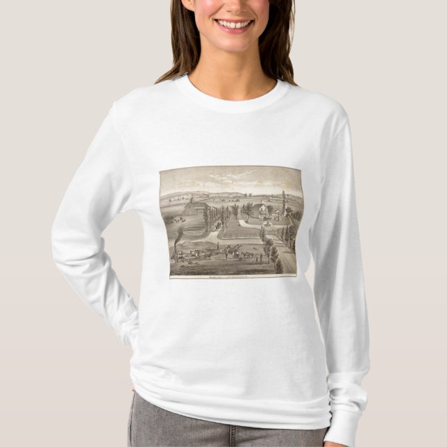 Camiseta Haley res, fazenda (Frente)