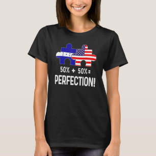 Camiseta Half American Half Hondurduran Flag Combinou Hondu