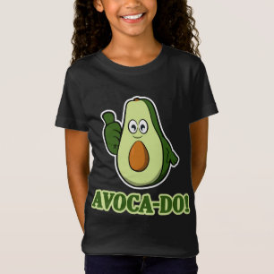 Camiseta Half Avocado - Fruta Engraçada E Saudável