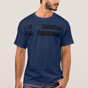 Camiseta Half Canadense Half Panamanian Mix