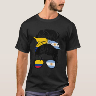 Camiseta Half Colombiano Half Argentino Mix Colombia Argen
