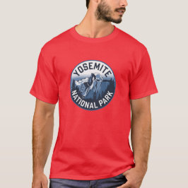 Camiseta Half Dome Yosemite Round Emblem