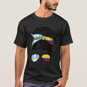Camiseta Half Guatemala Half Colombiano Mix Guatemala Colom