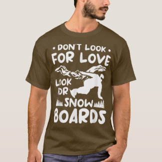 Camiseta Half Human Half Snowboard Snowboarding Snowboarder