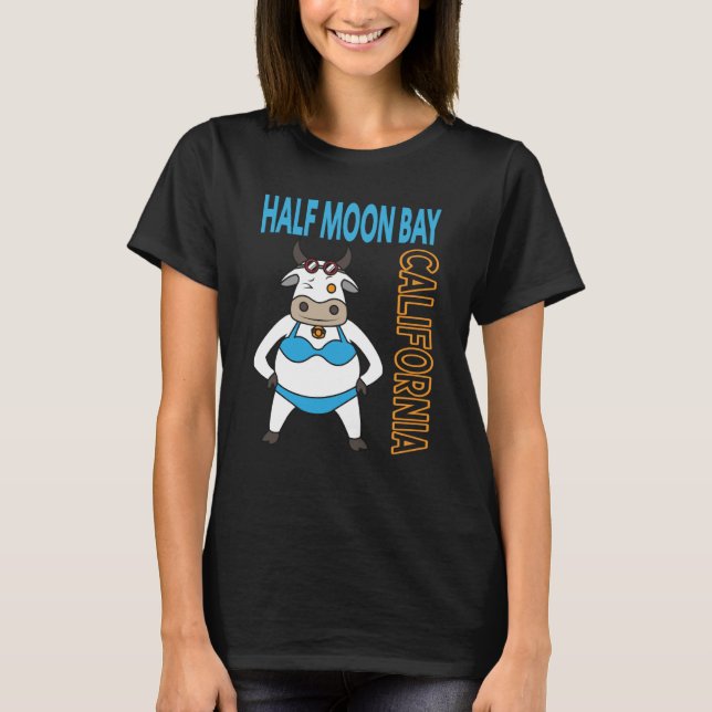 Camiseta Half Moon Bay Vacation Family Trip (Frente)