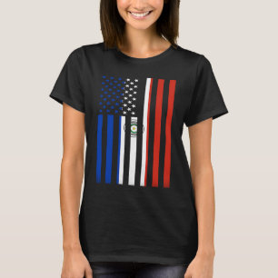 Camiseta Half Paraguai Flag Vintage American Dentro Me EUA