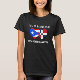 Camiseta Half Puerto Rican Half Dominican Flag Boris Domis