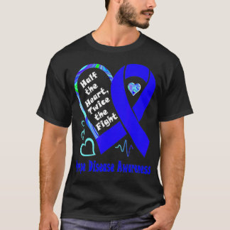 Camiseta Half The Heart Twice The Fight Pompe Disease Aware
