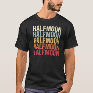 Camiseta Halfmoon Pensilvânia Halfmoon PA Retro Vintage Te
