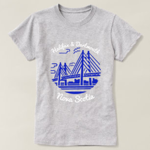 Camiseta Halifax e Dartmouth Melhores amigos Nova Escócia
