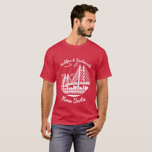 Camiseta Halifax e Dartmouth Nova Scotia