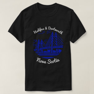 Camiseta Halifax e Dartmouth Nova Scotia T-Shirt