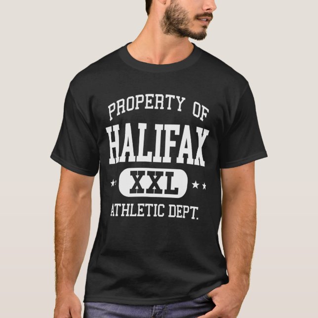 Camiseta Halifax Retro Athletic Property Dept 1 (Frente)