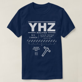 Camiseta Halifax Stanfield Int'l Airport YHZ T-Shirt
