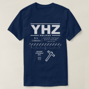 Camiseta Halifax Stanfield Int'l Airport YHZ T-Shirt