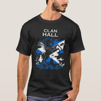 Camiseta Hall Clan Family Sobrenome Scotland T Shi
