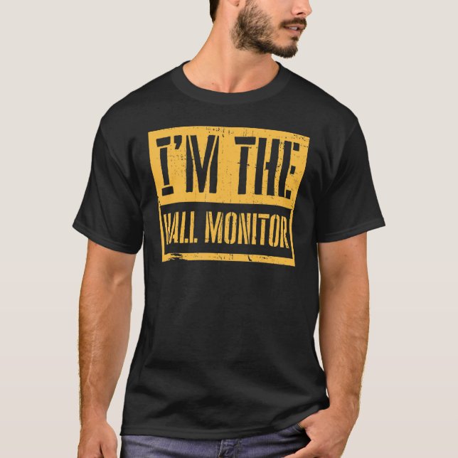 Camiseta Hall Monitor Back To School Student 1 (Frente)