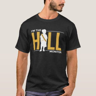 Camiseta Hall Monitor De Volta Para O Estudante Escolar