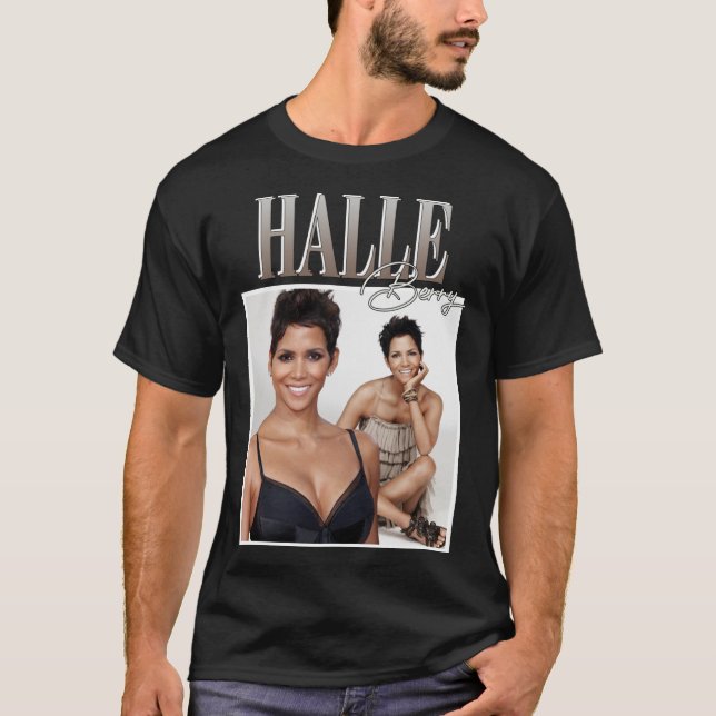 Camiseta Halle berry Classic T-Shirt (Frente)