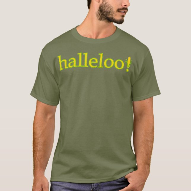 Camiseta Halleloo Corn Queen - Rainha Engraçada (Frente)