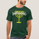 Camiseta HalleluYah Hebrew Menorah Torah YHWH<br><div class="desc">HalleluYah Hebraico Menorah Torah YHWH hebrew, israel, judeu, deus, ideia de presente, jerusalem, jesus, jesus em hebraico, jew, judaísmo, motivação, religião, shalom, camisa, yisrael, jacob abraham issac, adonai, história africana, roupa bíblico, hebraico bíblico, presente de aniversário, hebraico negro</div>