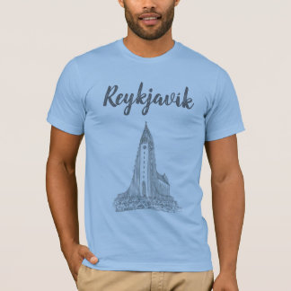 Camiseta Hallgrímskirkja, Reykjavík, Islândia