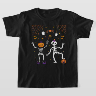 Camiseta hallloween Skeleton engraçado