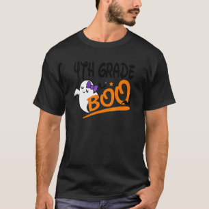 Camiseta Hallo da escola infantil do Boo do 4º ano