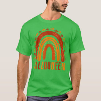 Camiseta Halloqueen Pumpkin Mulheres Dia de as Bruxas engra