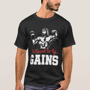 Camiseta Hallow Be Thains Ganha Jesus Workout