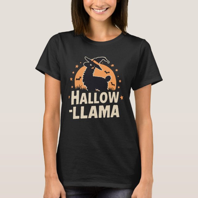 Camiseta Hallow-Llama (Frente)