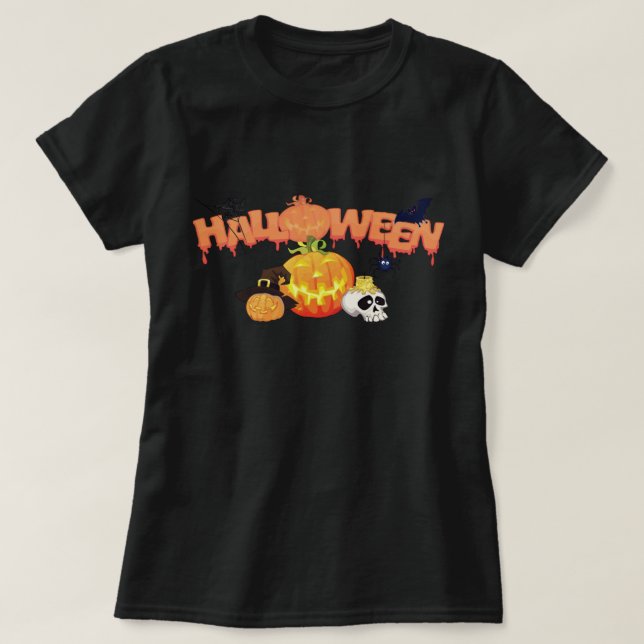 Camiseta Halloween (Frente do Design)