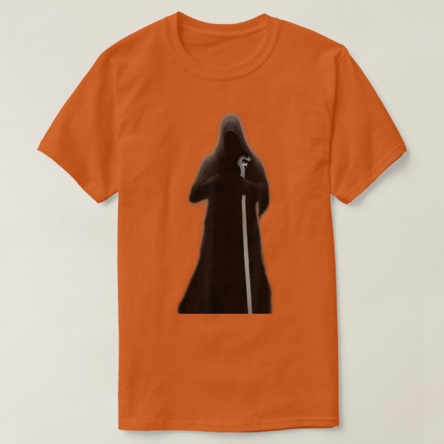 Camiseta Halloween 2022 Grim Reaper Spooky Costume Scary Gi (Frente do Design)