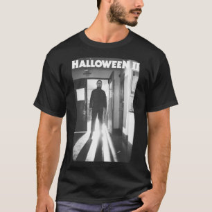 Camiseta Halloween 2 Michael Myers Desvaneceu Poster Longa 