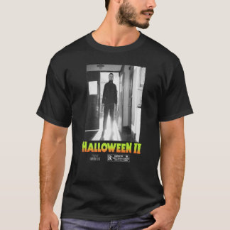 Camiseta Halloween 2 Michael Myers Doorway Retrato Poster