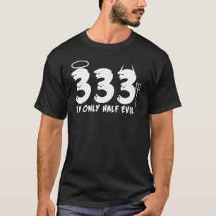Camiseta Halloween 333 Sou Apenas Meio Mau
