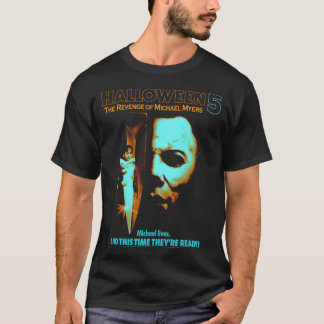 Camiseta Halloween 5 A Vingança de Michael Myers Dois Tom