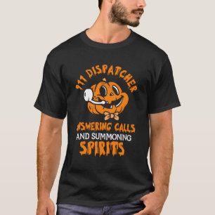 Camiseta Halloween 911 Operador de Emergência Policial