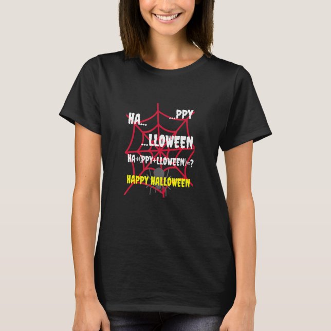 Camiseta Halloween A Equação Matemática Correta (Frente)