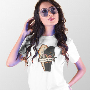 CAMISETA HALLOWEEN ACORDAR-ME QUANDO O VERÃO TERMINAR O ESQ