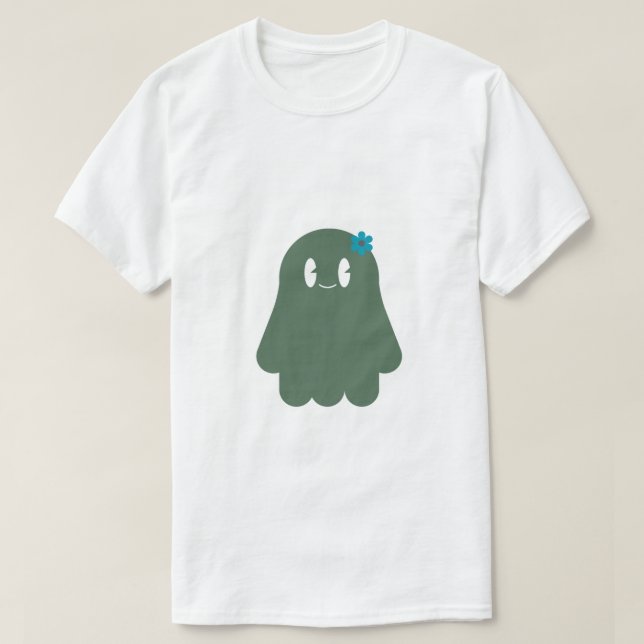 Camiseta Halloween Adorável, com tema de gato (Frente do Design)