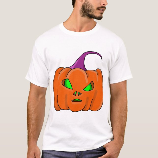 Camiseta Halloween Alien Pumpkin (Frente)