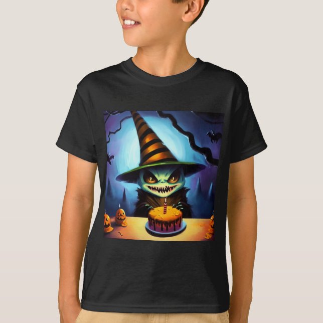 Camiseta Halloween - Aniversário 1 (Frente)