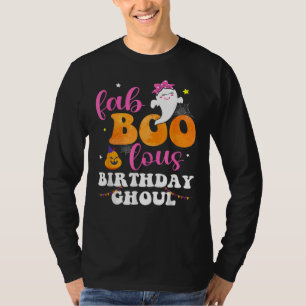 Camiseta Halloween Aniversário Fabuloso Ghoul Fab BOO Lous