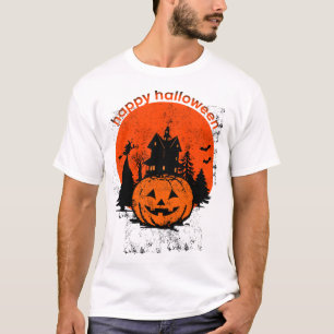 Camiseta Halloween Antigo Feliz Halloween 2