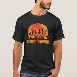 Camiseta Halloween Ascensão do Emprego do Professor de Soci