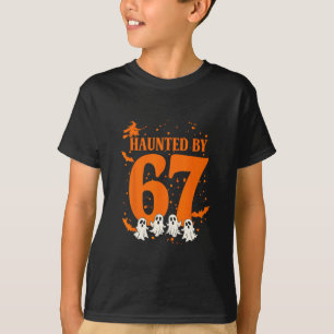 Camiseta Halloween Assombrado Assombrado 67 Número 67 Seis