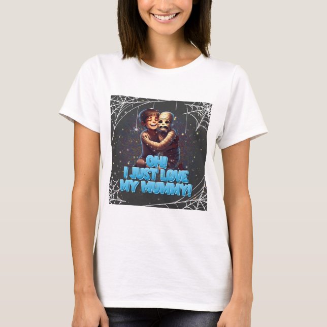 Camiseta Halloween assustador! 🎃 (Frente)