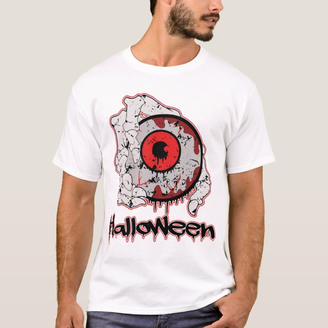 Camiseta Halloween - Assustador    (Frente)